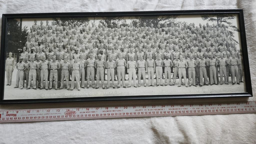 Fort McClellan July 1952 US Military Framed Photo