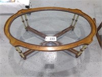 Beveled Glass Coffee Table