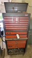 3 PIECE ROLLING TOOLBOX WITH CONTENTS