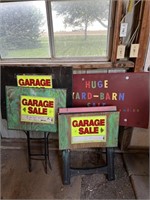 garage sale sign