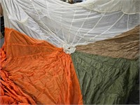 USAF 28' Orange/White/Tan/Green Circular Parachute