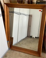 LARGE WALL MIRROR VERY NICE BUT DUSTY