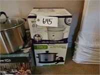 (2) Crock Pots NIB