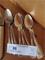 10 Sterling Silver Spoons