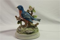 A Ceramic Blue Bird Music Box