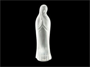 Lalique France Madonna Virgin Mary Figurine