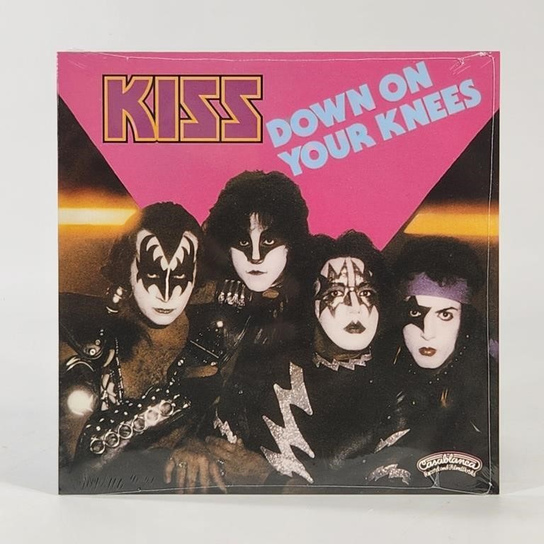 KISS DOWN ON YOUR KNEES 45 RPM RECORD SEALED