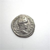 206-210 AD Caracalla VF+ AR Denarius