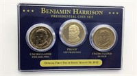 Benjamin Harrison Presidential Dollar Coin Set