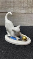 Vintage Cat With Ball Germany 3" X 3"