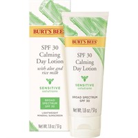 3 pack of Burt's Bees SPF 30 Calming Day Lotion EX
