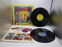 Comic Book Heroes and Mickey Mouse Club records