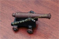 Brass and iron 6" miniature cannon