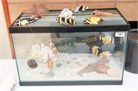 10 gal fish tank made into mock aquarium