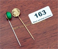 2 Vintage stick Pins