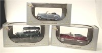 Three Signature Models die cast cars