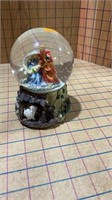 Religious snow globe, and music box
