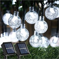 New Solar String Lights Outdoor, Upgraded 2 Pack