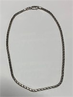 17" Sterling Necklace  .71 Oz