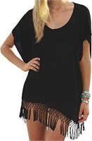 Chiffon Tassel Beachwear Cover Up