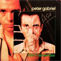 Peter Gabriel I Don't Remember signed album