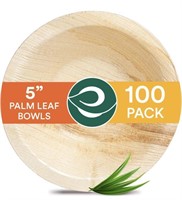 ECO SOUL 100% COMPOSTABLE SMALL 5 INCH 8 OZ PALM