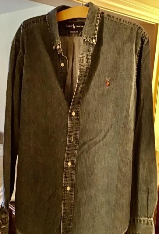 RALPH LAUREN DENIM SHIRT MEDIUM