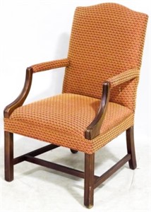 Fairfield Mahogany Arm Chair 41x25x24