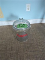 Road Tex 9-in Diameter Glass Covered Jar Located