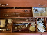 Science drawer contents.