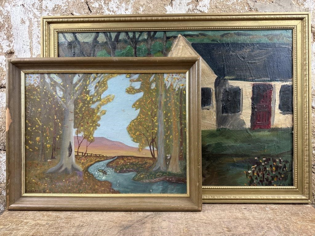 Two Oil Paintings