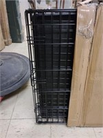 Metal Wire Pet Crate Folded up measures: 28" X 43"
