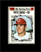 1970 Topps #458 Pete Rose AS VG-EX+ Pen Mark