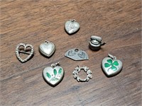 sterling pendants/charms