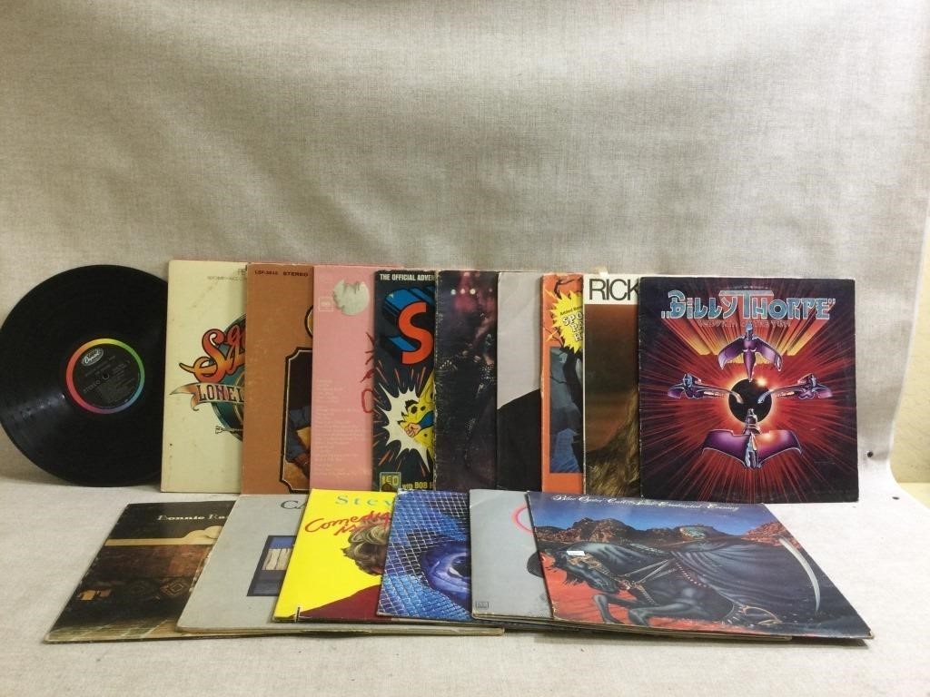 Vtg Vinyl Records KISS, Charley Pride,Sgt Peppers,