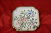 A Chinese Canton Enamel Small Square Dish