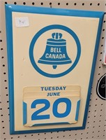 CELLULOID BELL CANADA SIGN
