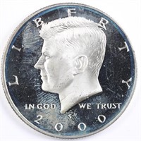 2000-S 90% Silver Proof Kennedy Half Dollar