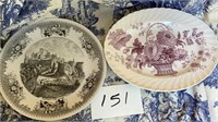 Vintage Black & White Transfer ware Made in