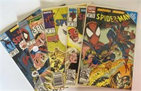 MIXED LOT OF SPIDERMAN FIVE COMICS