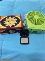 Sun Box, Magnified Mirror & Fan