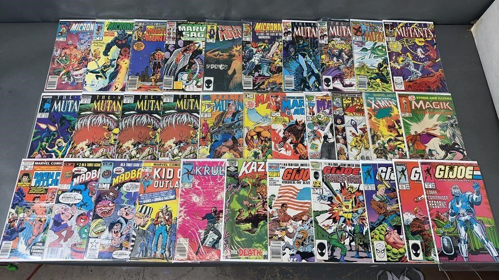 32pc Bronze-Mod Marvel Comic Books w/ #1s