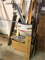Scrap wood & Metal In Boxes