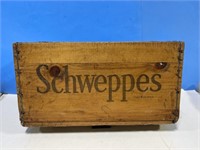 Vintage Schweppes Crate 16 x 10 x 8.5 " T