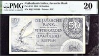 Netherlands Indies 50 Gulden 1946 Replacement.NZ19