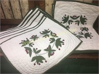 12 quilted holiday placemats
