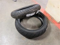 (2) Assorted Motorcycle Tires