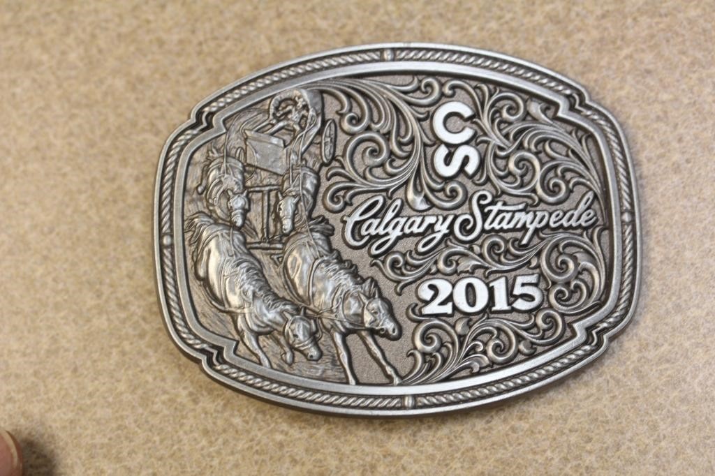 2015 Calgary Stampede Belt Buckle