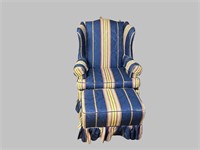 Wingback Chair and Ottoman