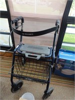 Dolomite walker with seat and basket *folds